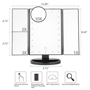 Touch Screen Makeup Mirror